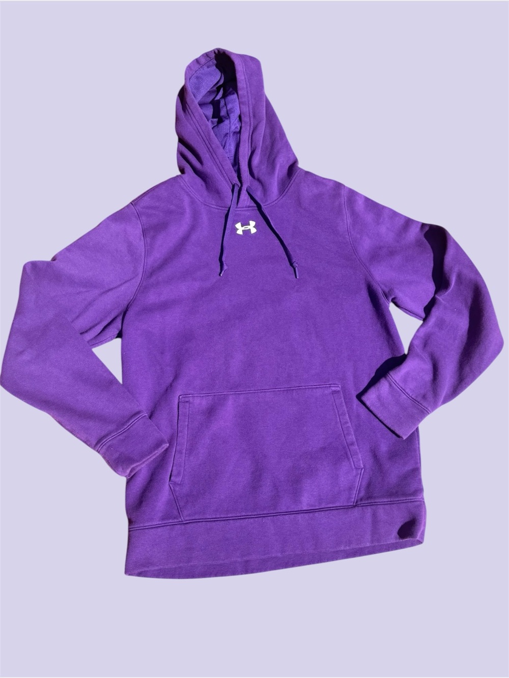 Under Armour Purple Hoodie Sweatshirt Pullover Athletic Casual Cozy